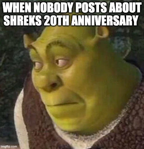 Shrek is now 20 years old!