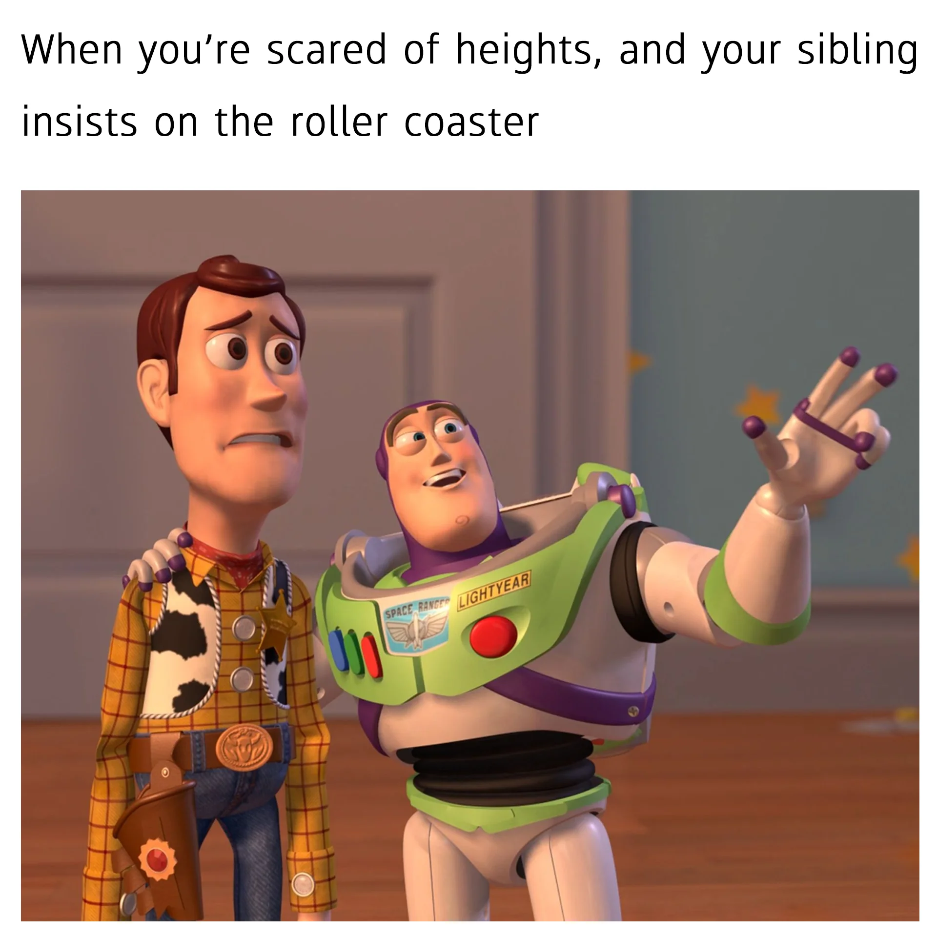 Siblings always test your survival instincts