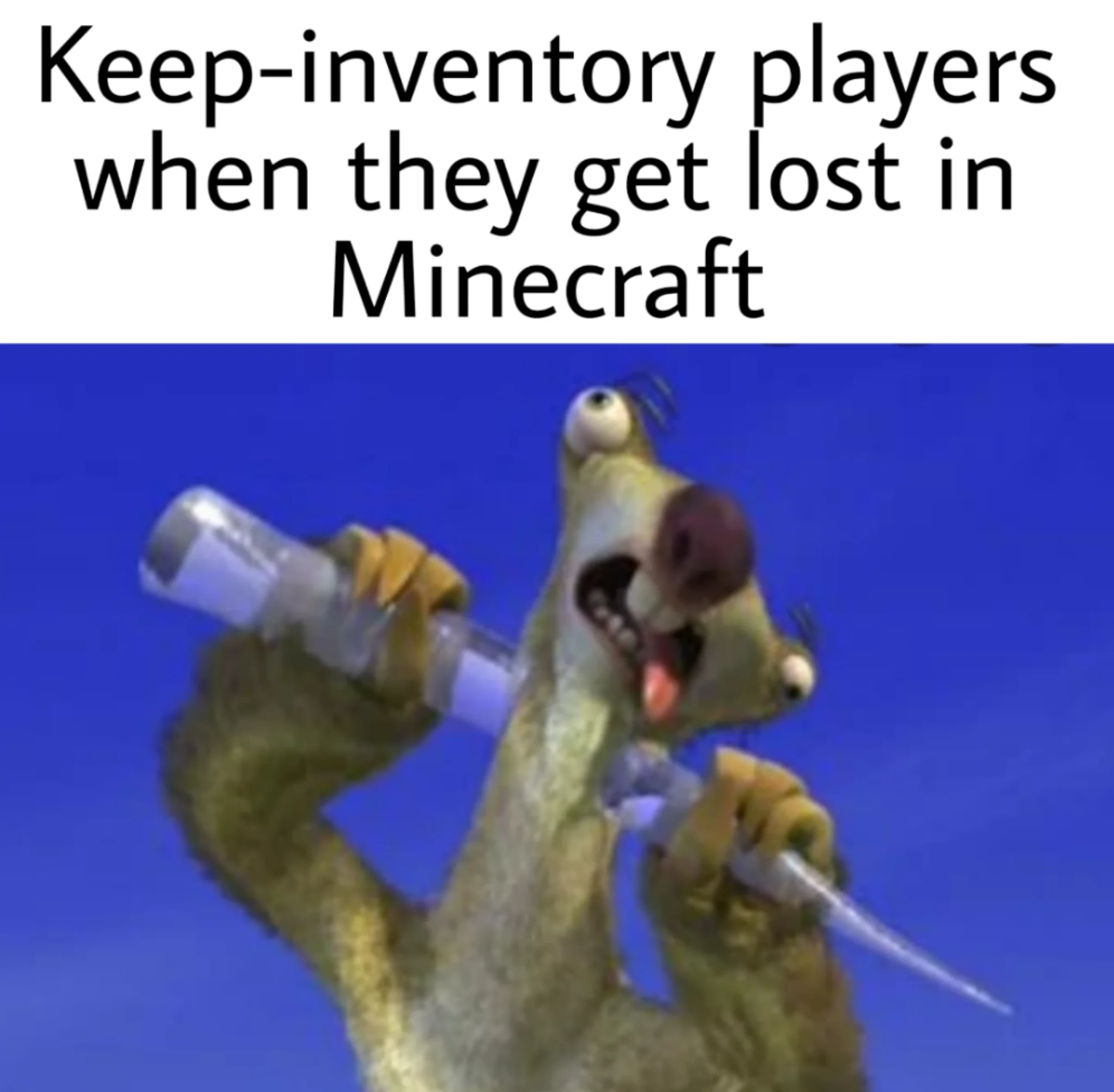 Sid the sloth has meme potential.