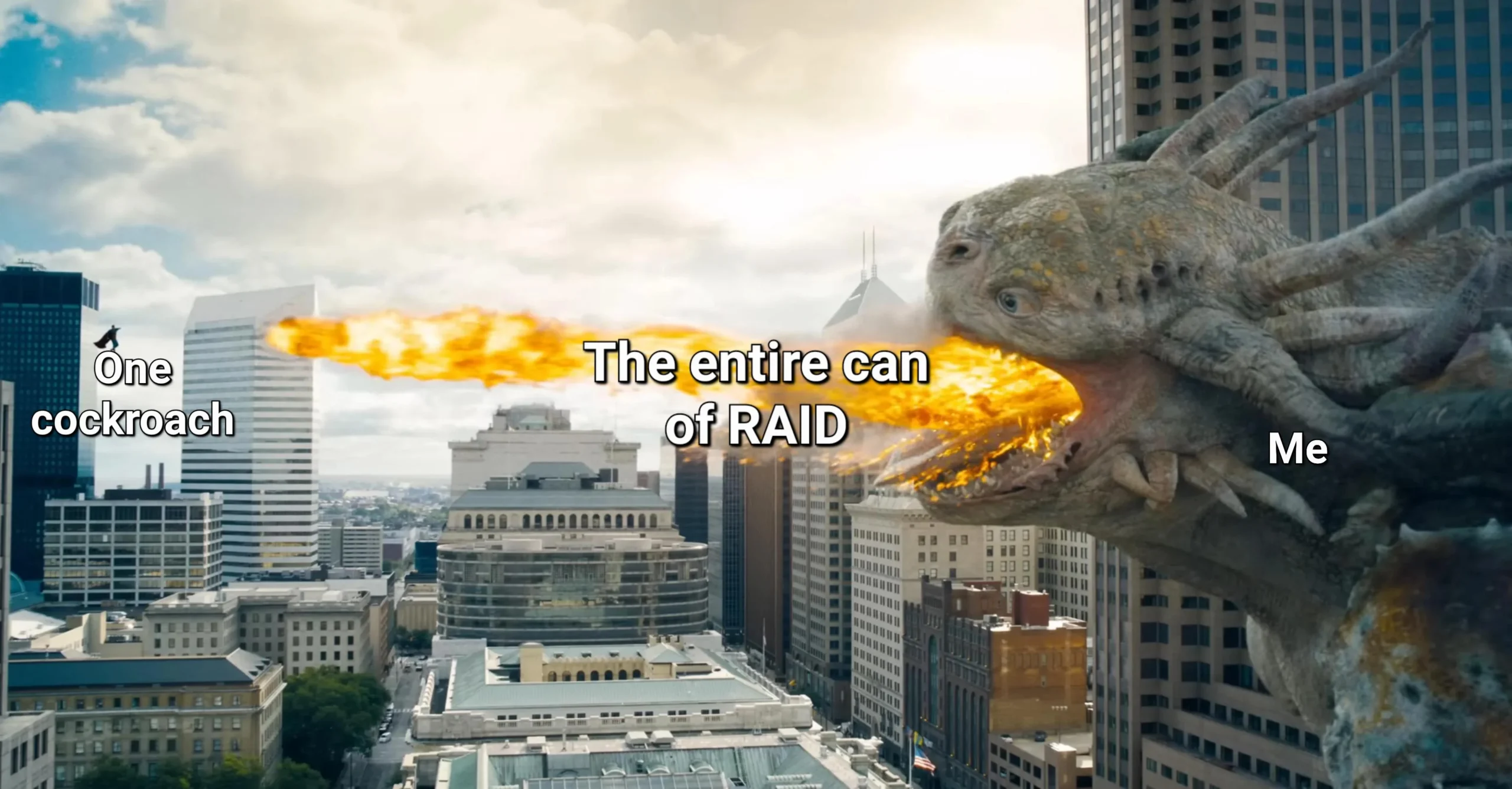 Smite the foul beast