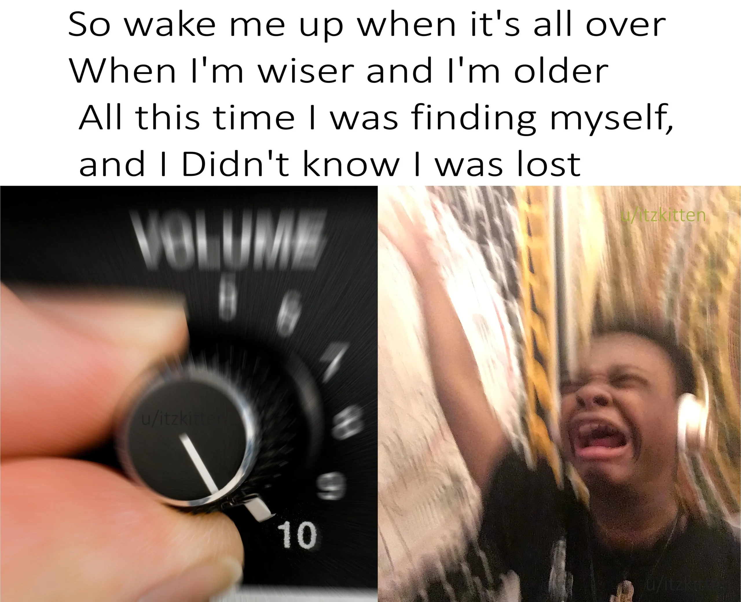 So wake me up when it's all over...