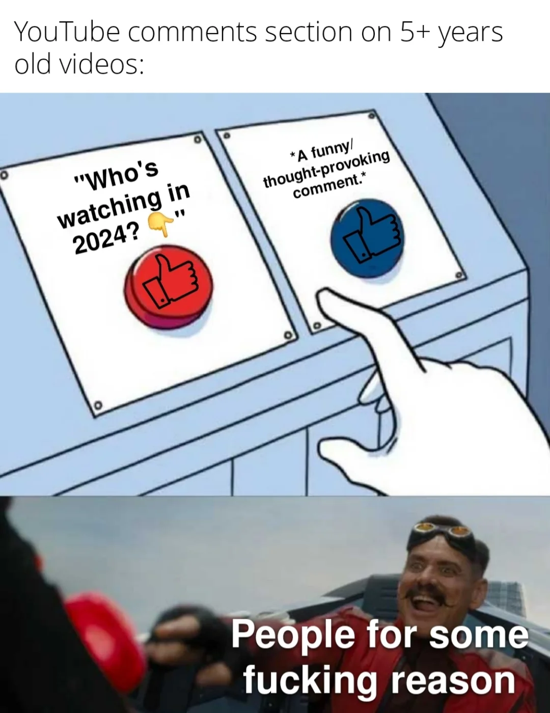 Stop making those the top comment and let me enjoy some nostalgia