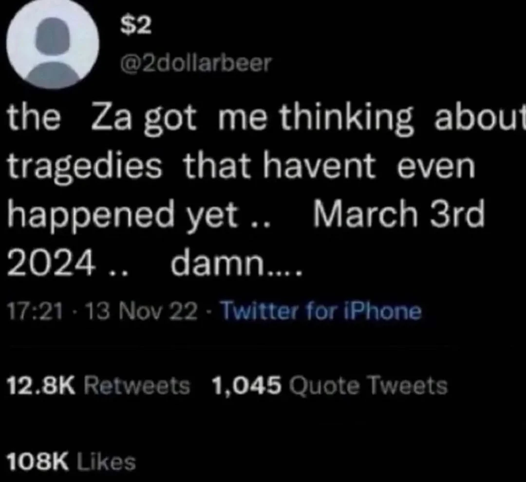 Such a sad day it was indeed