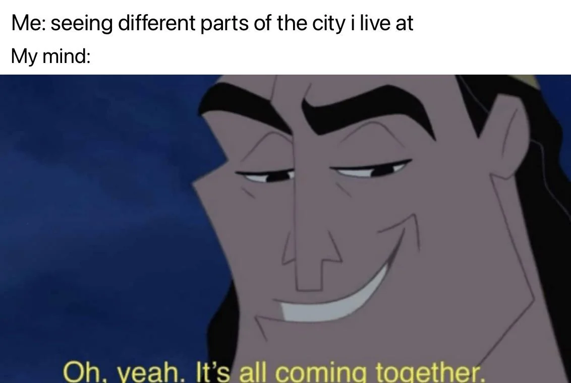 Suddenly it’s all connected.