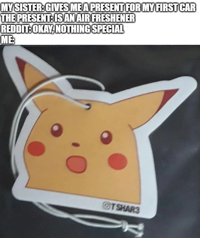 Surprised air freshener