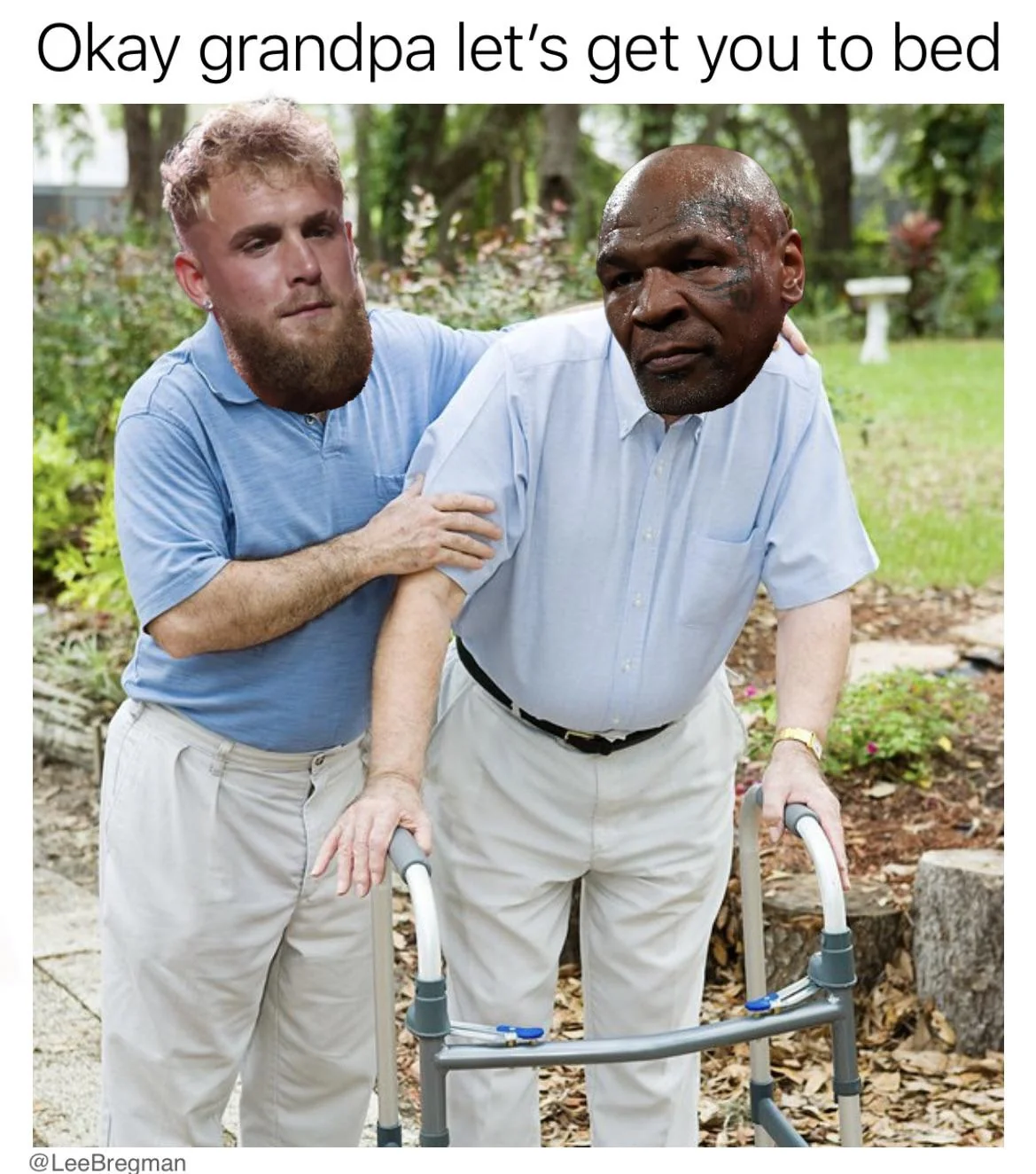 That was elder abuse!