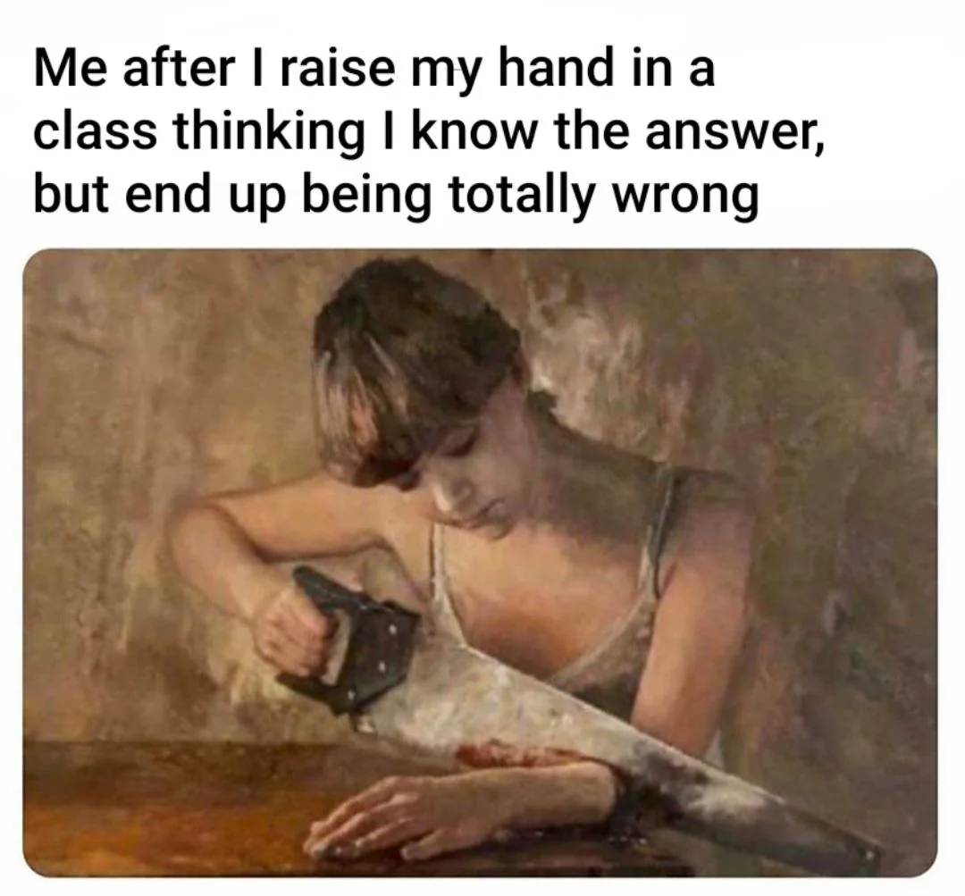 The amount of embarrassment is still unbearable