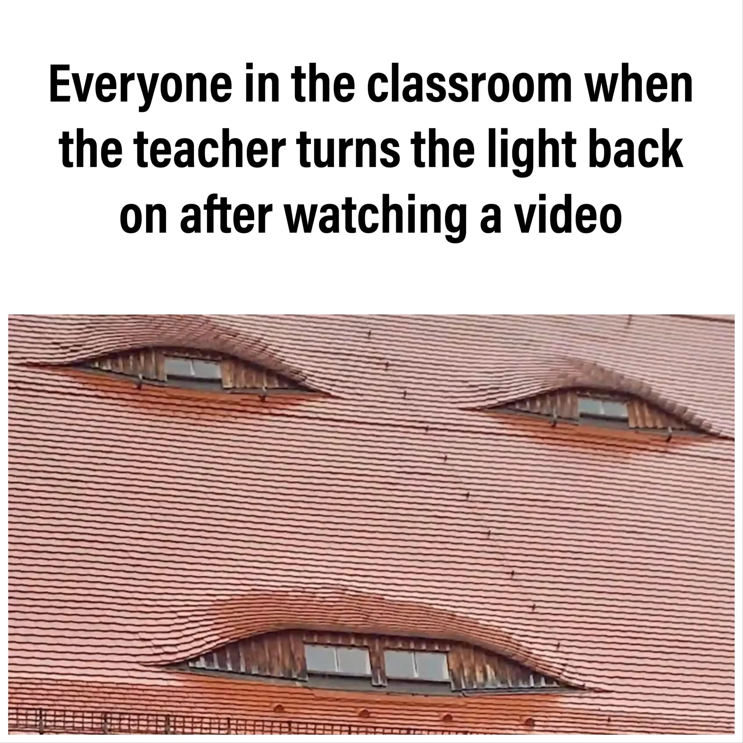 the light too bright...