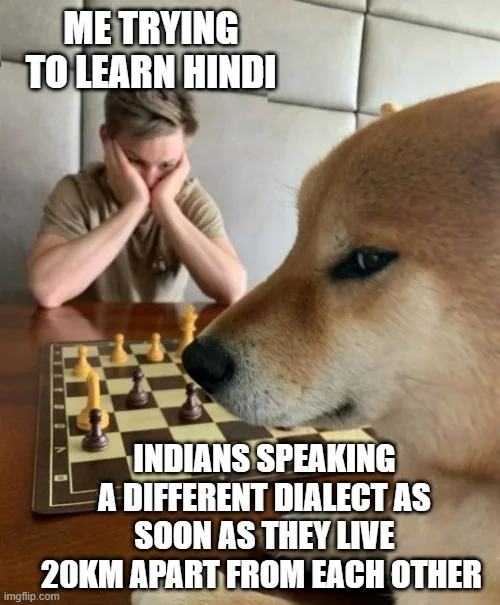 The pain of learning hindi