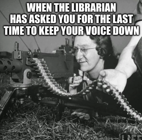 The sound of silence after the glack glack glack glack