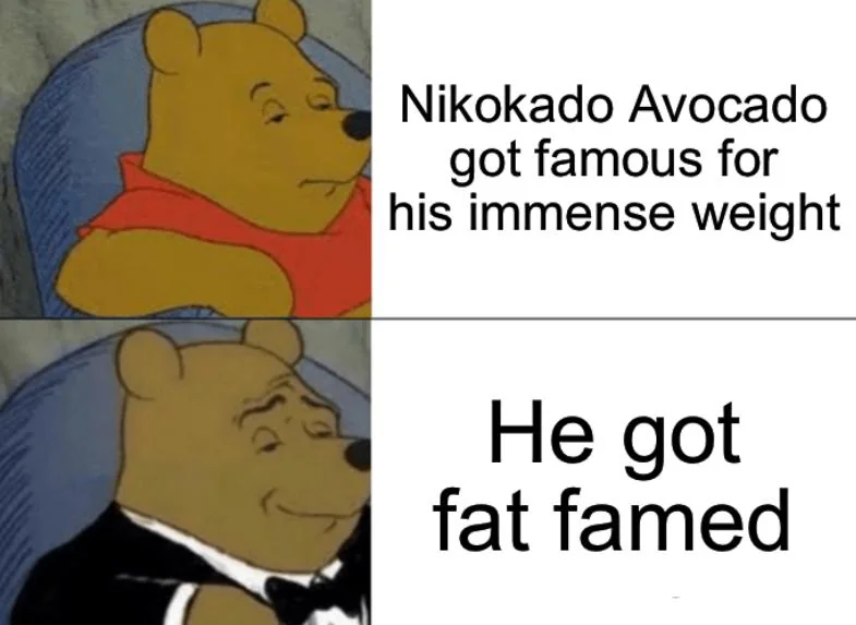 Then he got skinny again