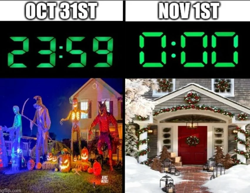 There were advent calenders in September for god sake