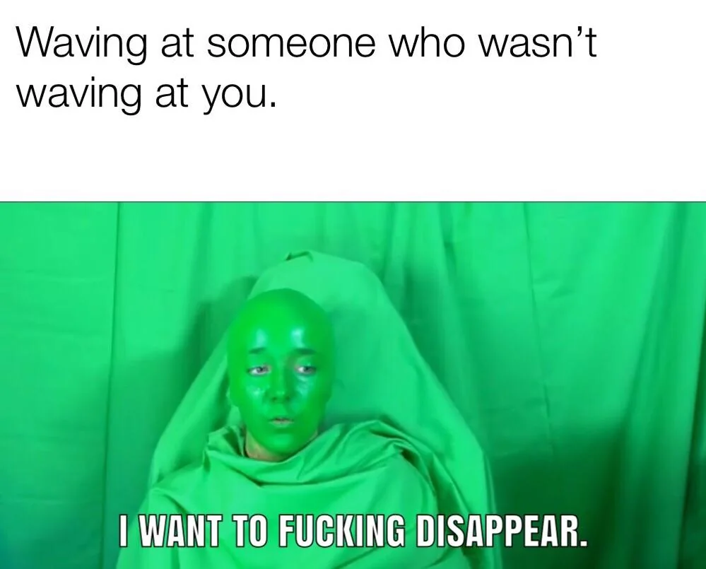 They always have that awkward smile.