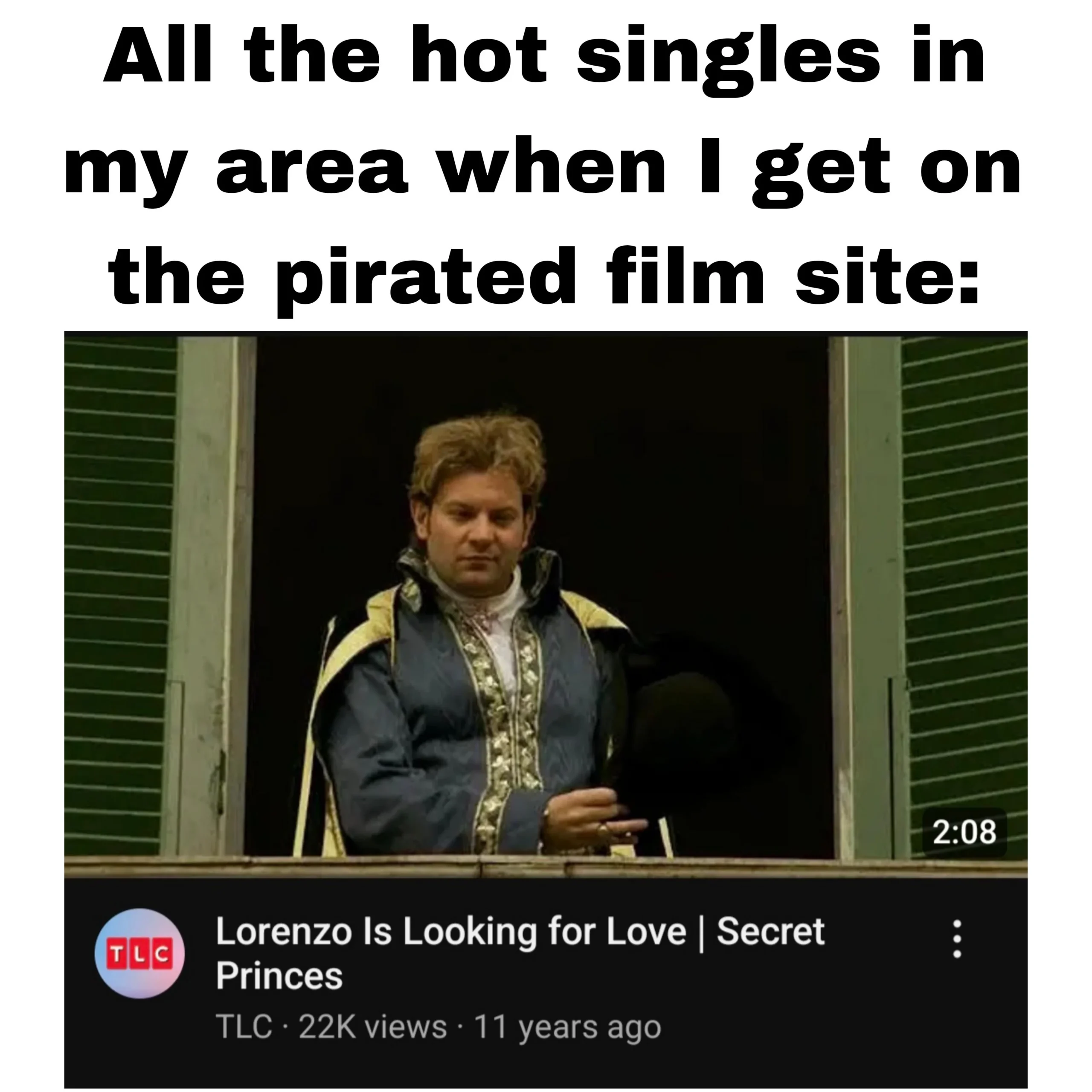 Thing is, my former neighborhood was full of older men and women