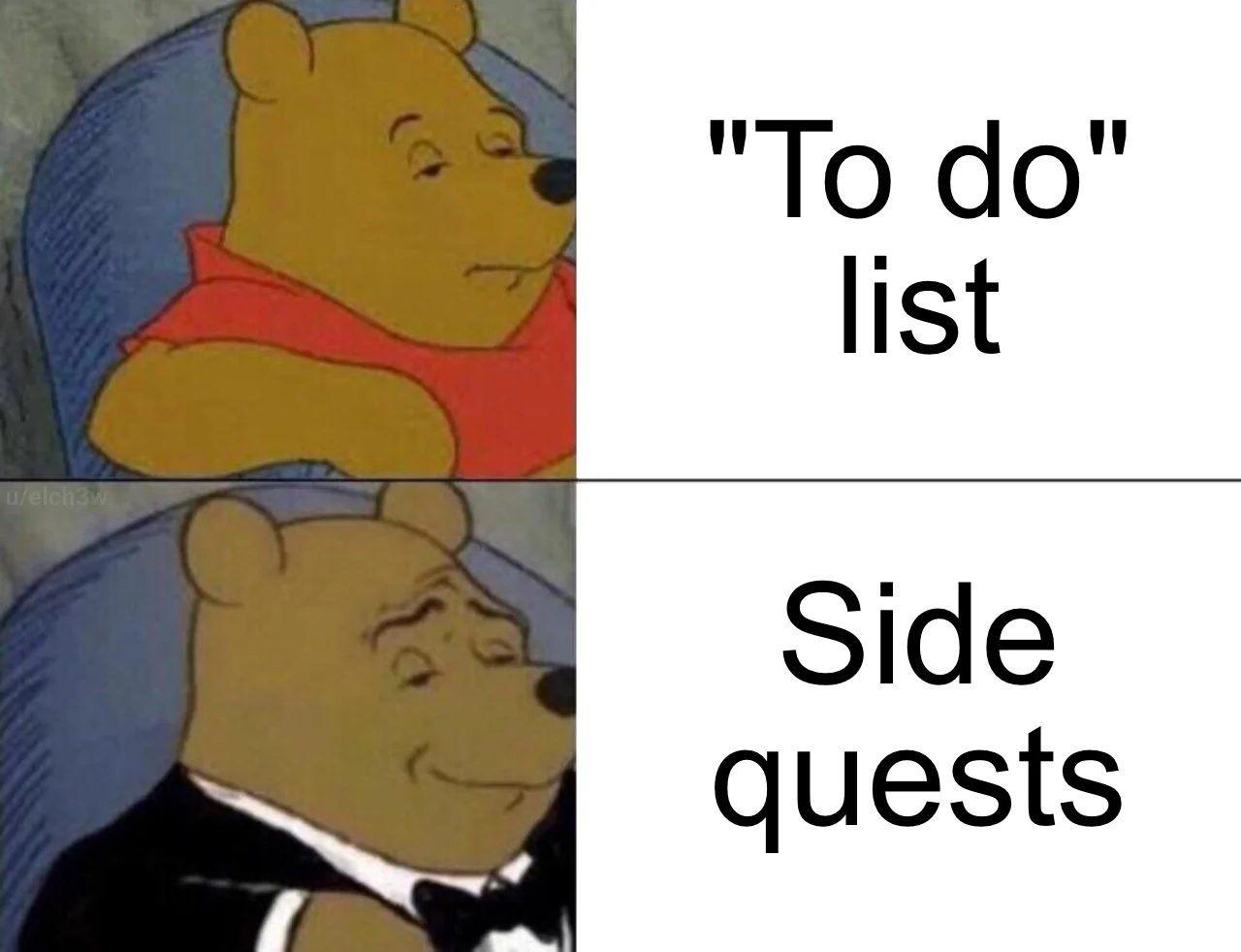 Time to start doing some side quests IRL