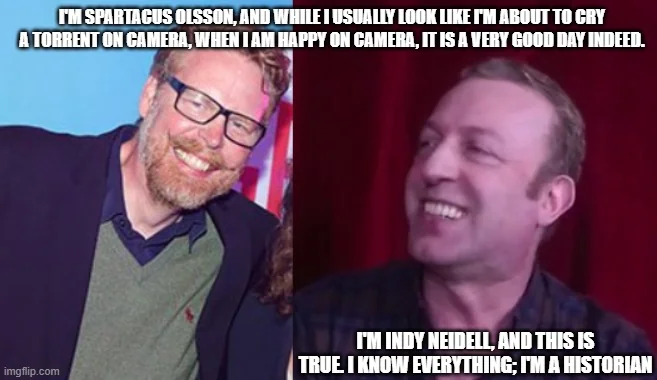 Two of some of the most awesome people I know. I even got a personal letter from the one on the right.