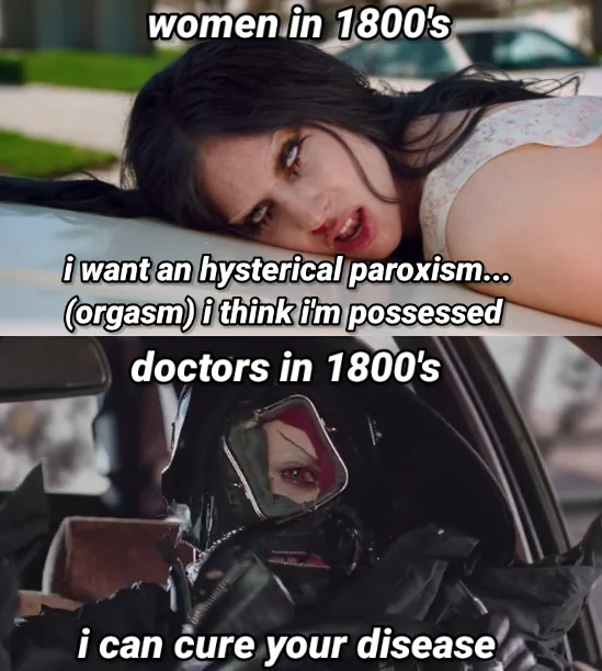 WERY HORKNEE WOMEN IN 1800's be like