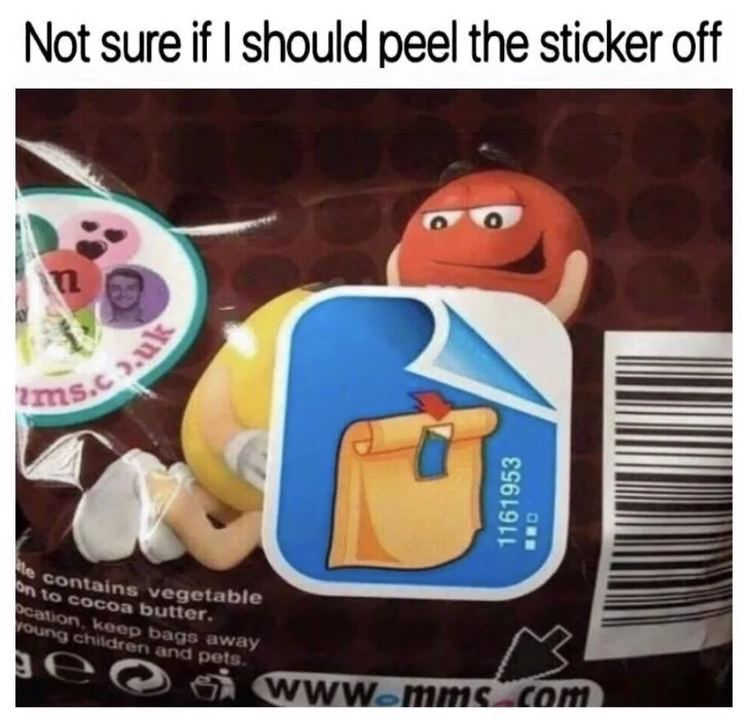 What you doing, step-m&m?