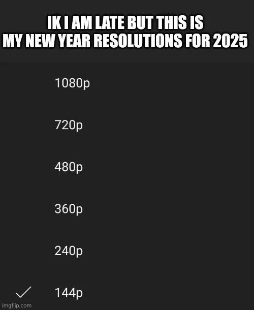 What's your resolutions this year,