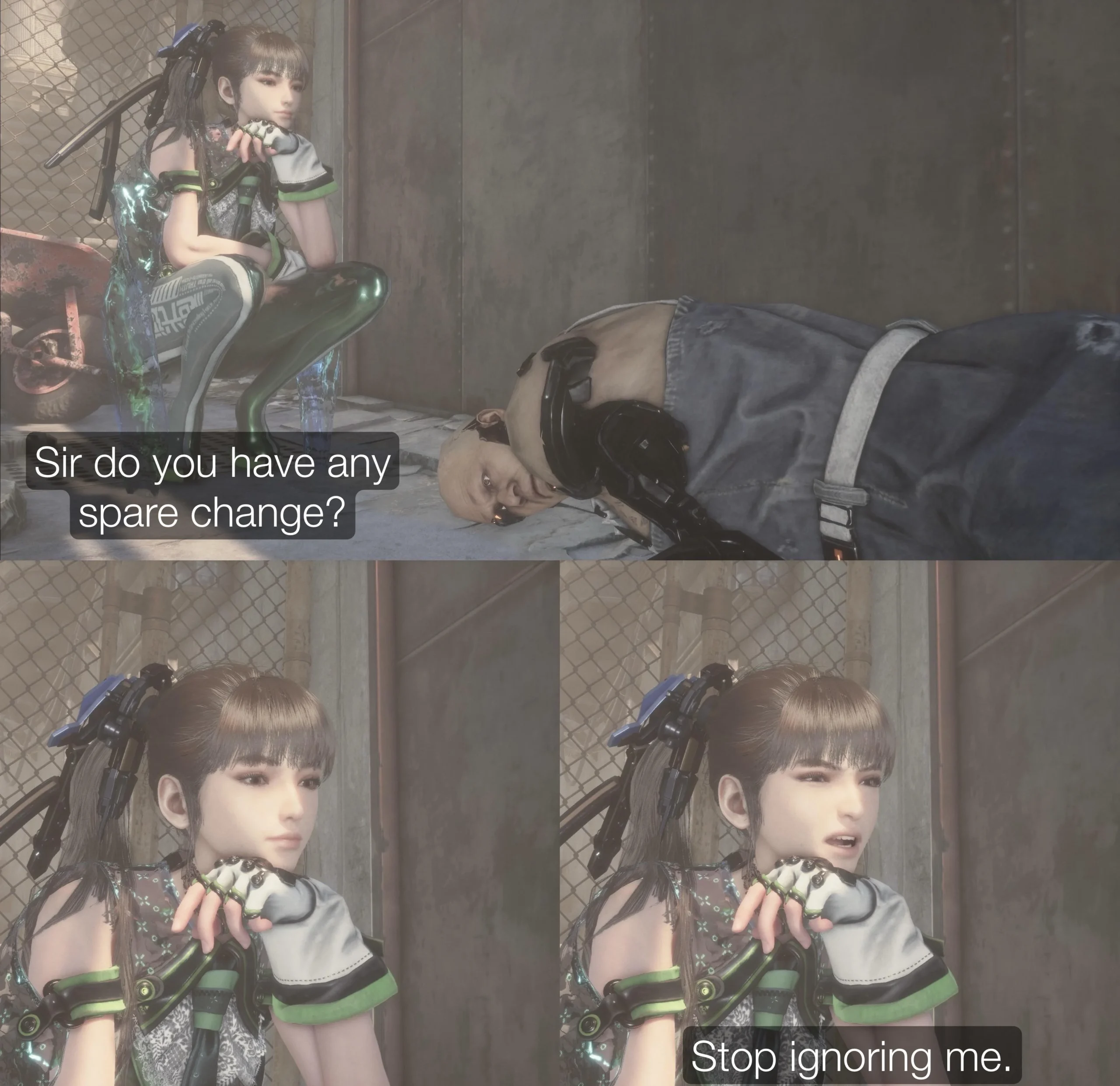 When a character doesn’t have loot