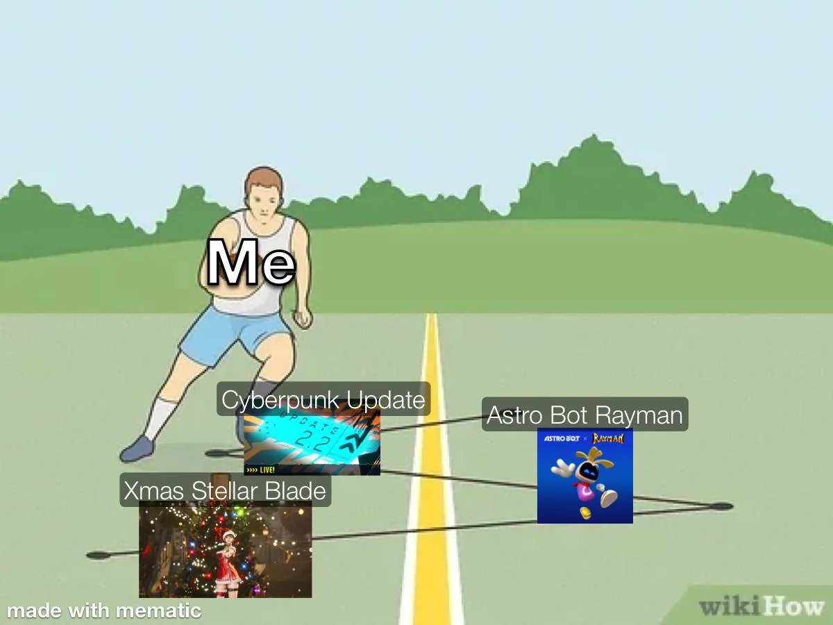 When multiple games you play drop cool updates around the same time