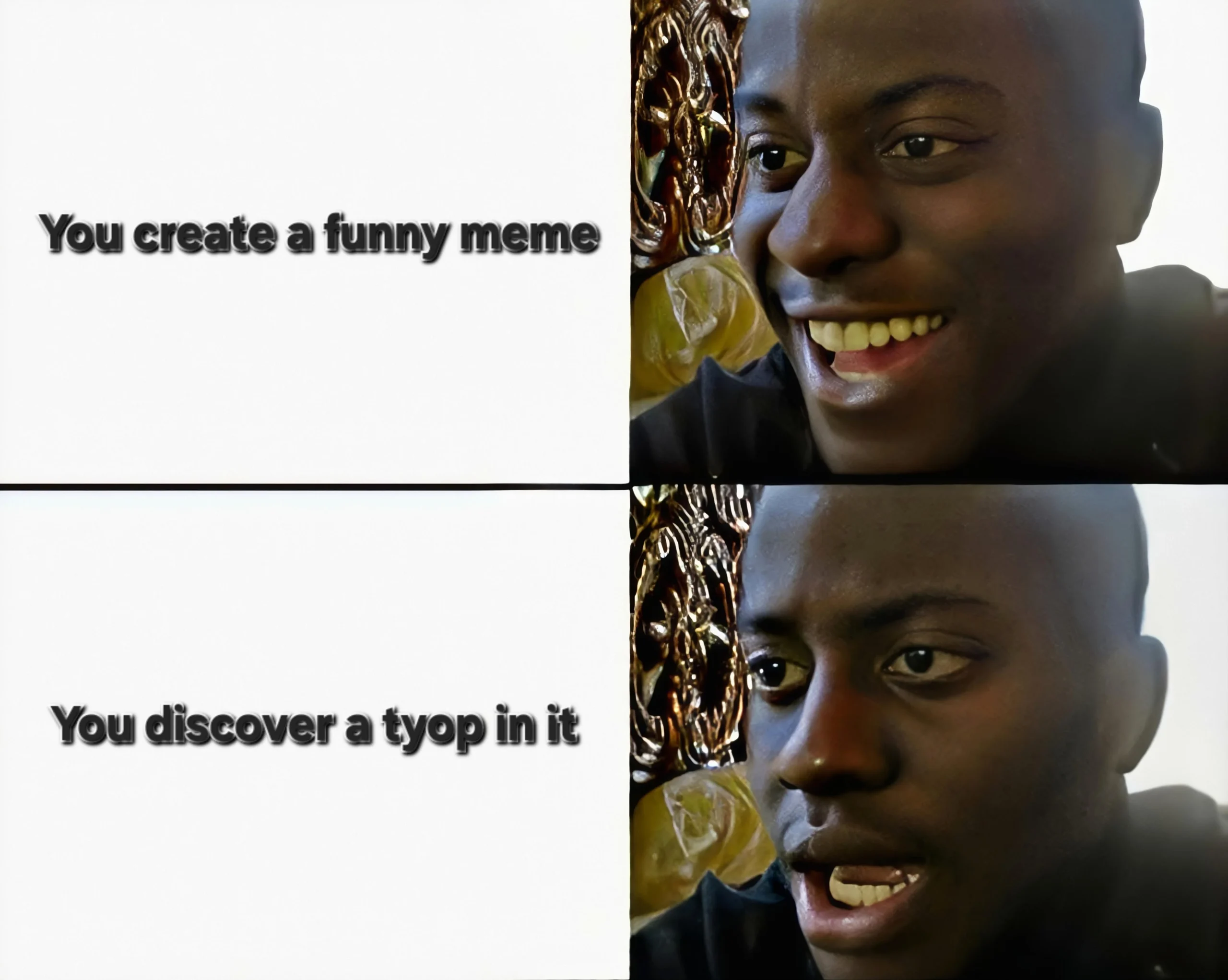 When you make a typo in a meme