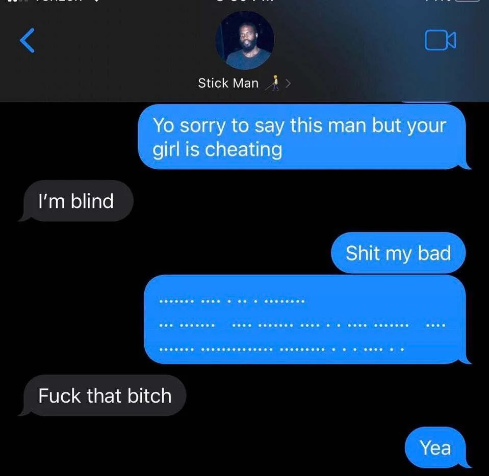 When your girl cheating