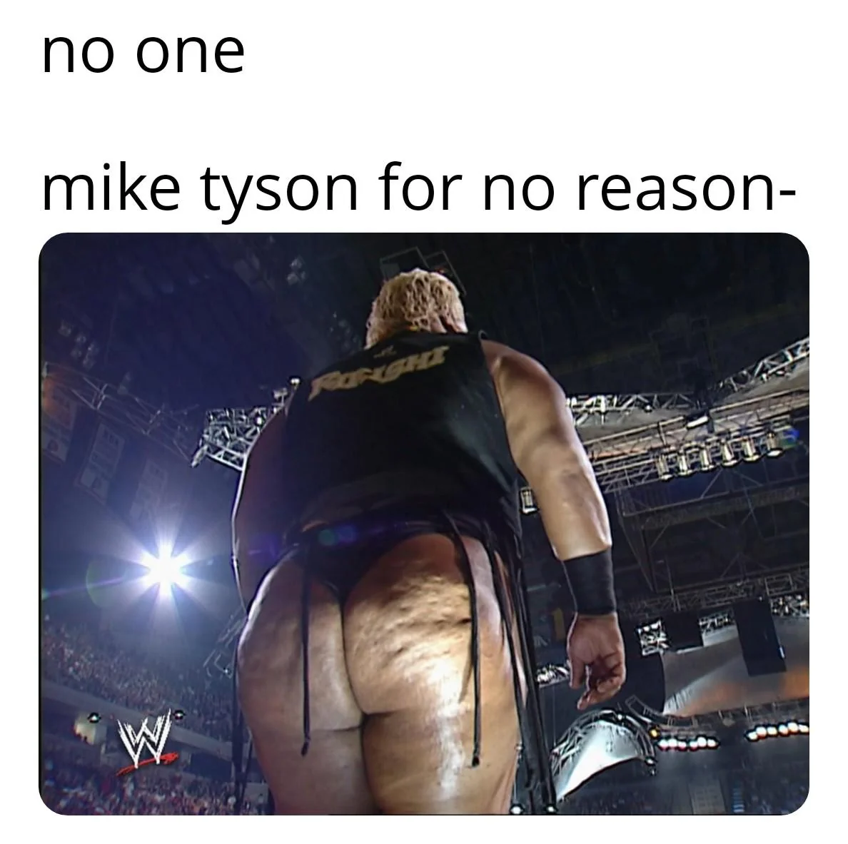 Why is he all caked up