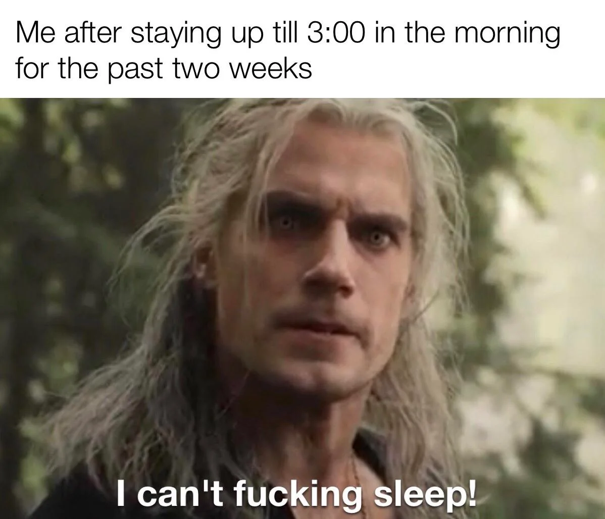 Winter break be like