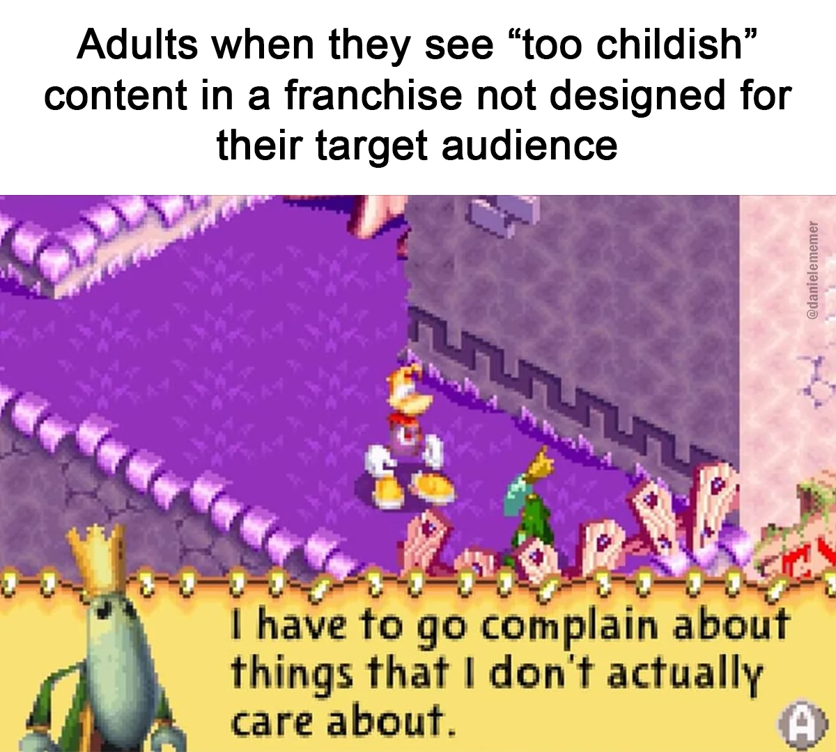 Yeah, you should expect child things in child products...