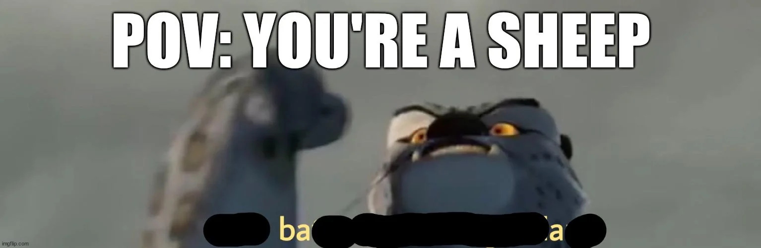 You also don't know how POV works - how could you? You're a sheep!