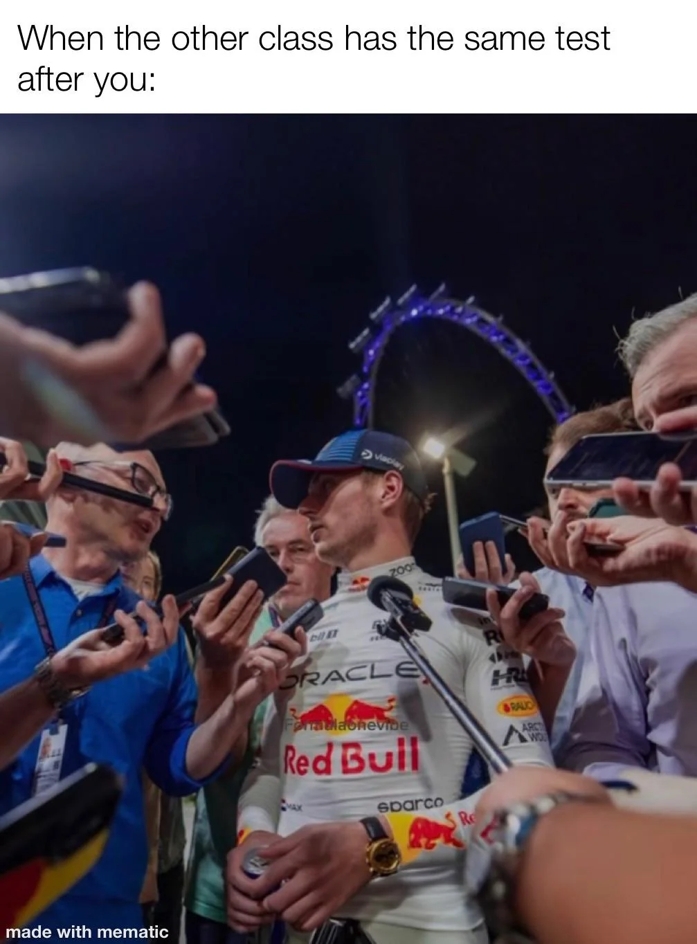 You feel like your a celeb