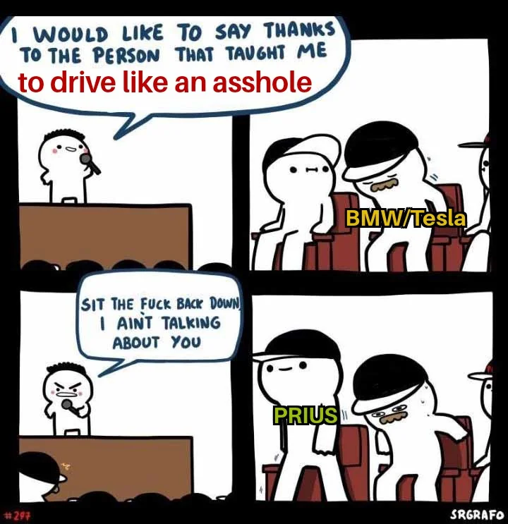 You just got passed by a bad driver