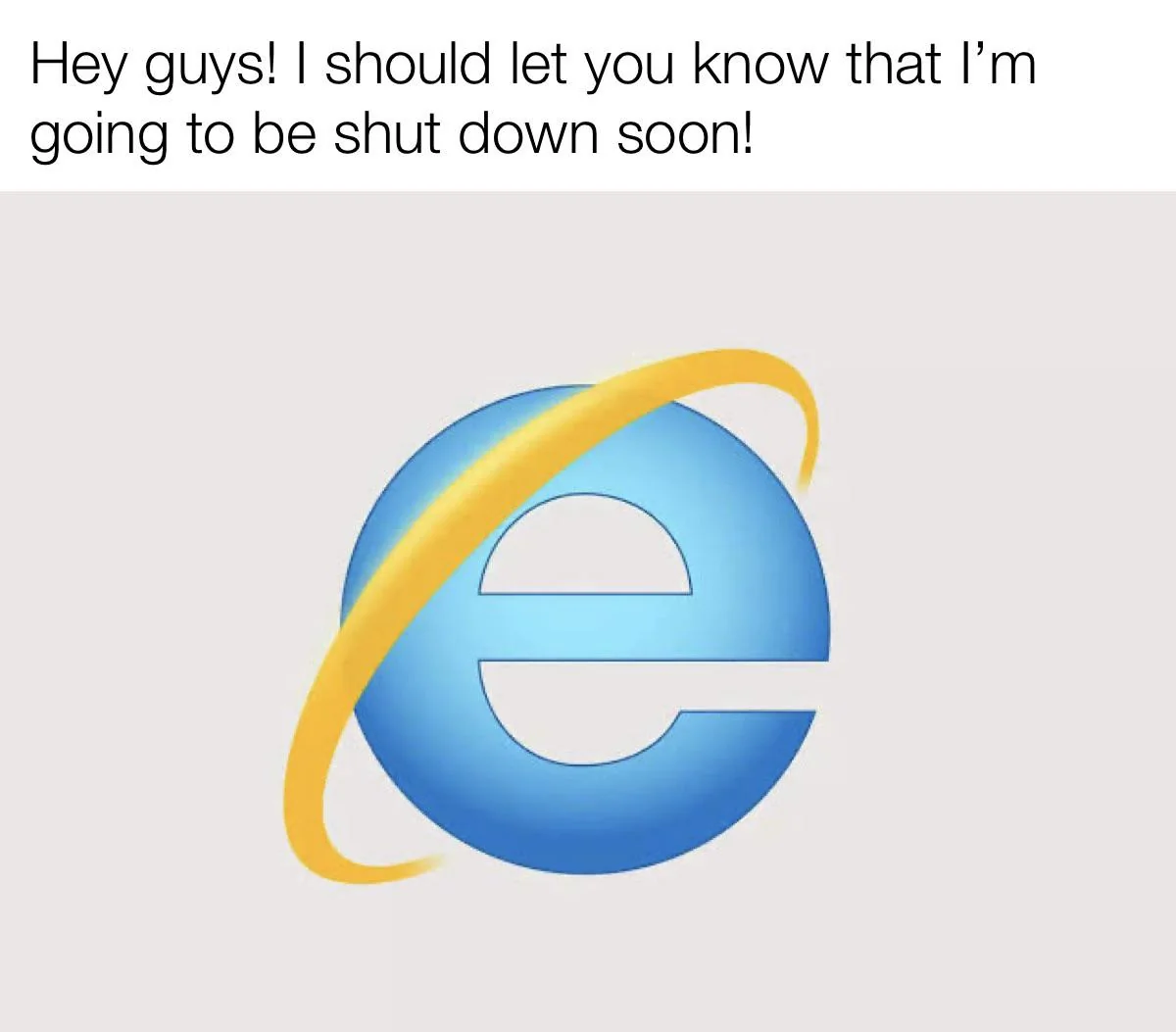 Your three users will miss you